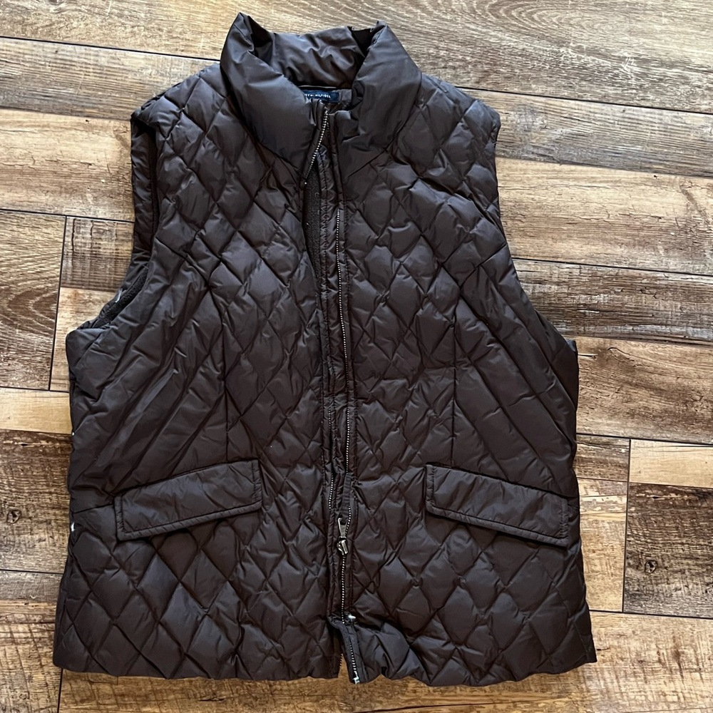 Tommy Hilfiger Quilted Puffer Vest Size XL Fleece Lined